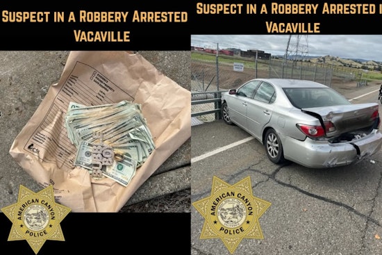 Vallejo Man Suspected of American Canyon Walgreens Robbery Captured with Aid of K9 in Vacaville