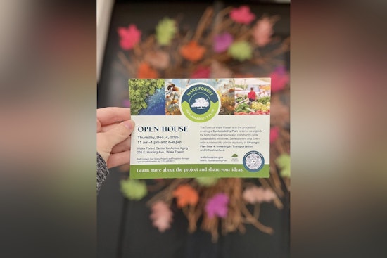Wake Forest Partners with Blue Strike Environmental to Plan a Sustainable Future and Invites Public Input at December Open House