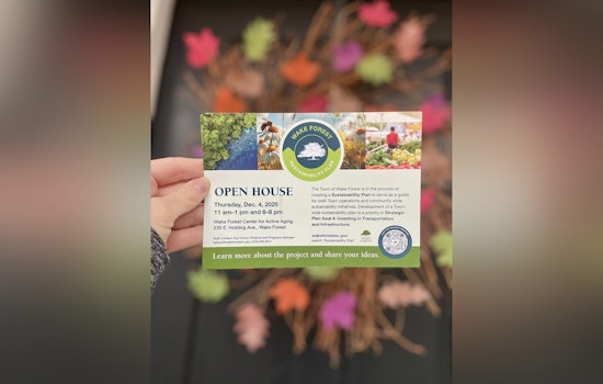 Wake Forest Partners with Blue Strike Environmental to Plan a Sustainable Future and Invites Public Input at December Open House