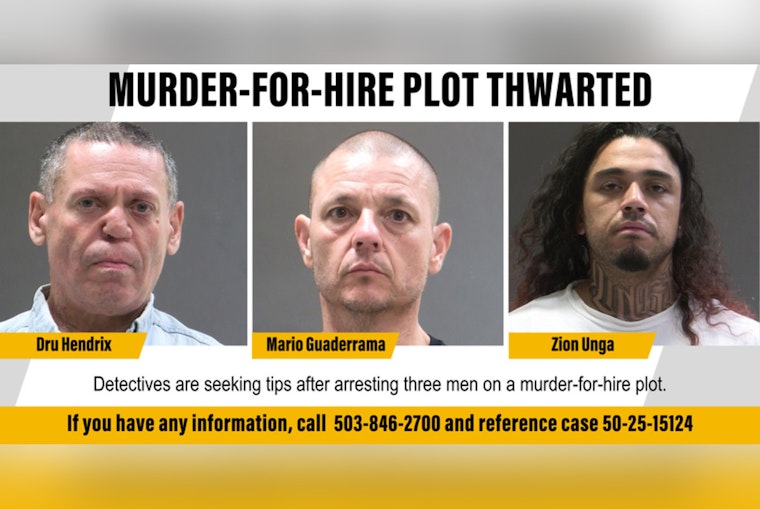 Washington County Detectives Uncover Murder-for-Hire Scheme, Arrest Three Men and Seize Arsenal and Cash
