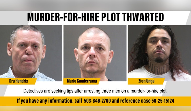 Washington County Detectives Uncover Murder-for-Hire Scheme, Arrest Three Men and Seize Arsenal and Cash