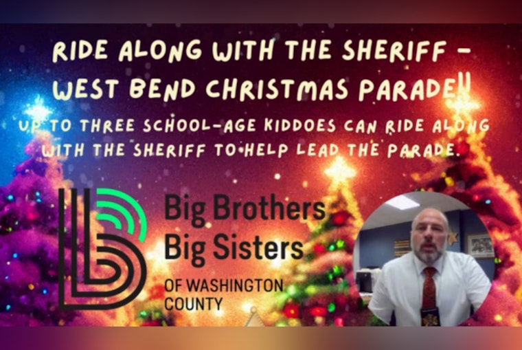 Washington County Sheriff Offers Kids a Ride in Parade Squad Car to Benefit Big Brothers Big Sisters