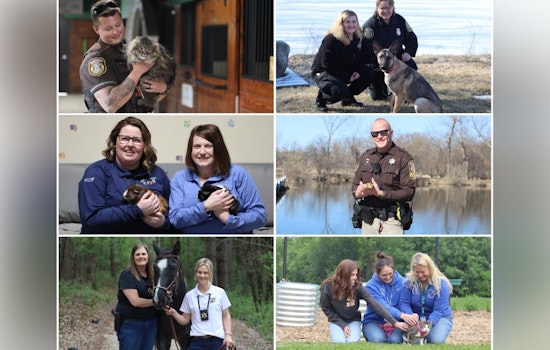 Waukesha Sheriff's Department & HAWS Unveil 2026 Charity Calendar Featuring Adoptable Pets and Local Heroes