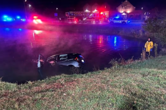 West Chester Firefighter Heroically Saves Elderly Man from Submerged Car in Pond