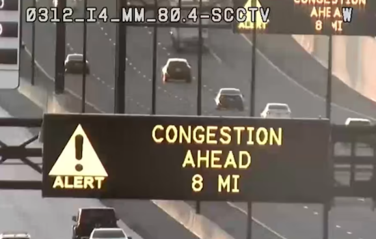 Westbound I-4 Reopens Near Orange Blossom Trail After Overturned Vehicle Causes Traffic Standstill