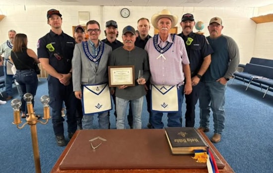 White Settlement Firefighter Honored with Masonic Lodge's Top Community Builder Award