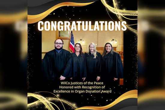 Williamson County Justices of the Peace Honored for Exceptional Commitment to Organ Donation by TOSA