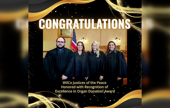 Williamson County Justices of the Peace Honored for Exceptional Commitment to Organ Donation by TOSA