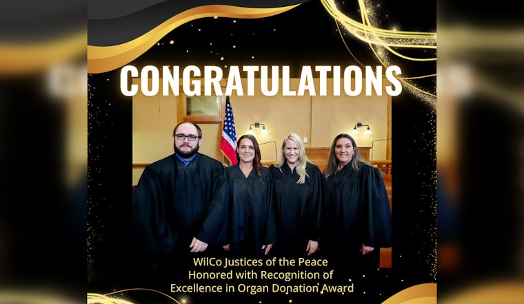 Williamson County Justices of the Peace Honored for Exceptional Commitment to Organ Donation by TOSA