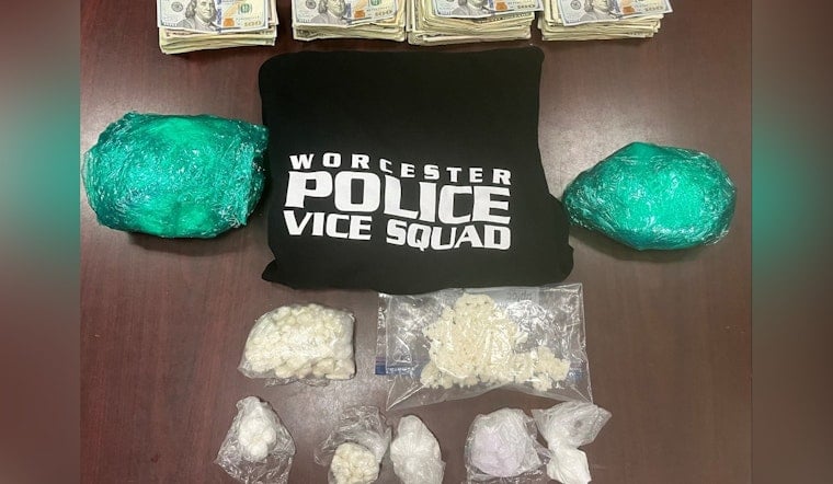 Worcester Police Arrest Man Suspected of Major Cocaine and Fentanyl Trafficking After Extensive Investigation