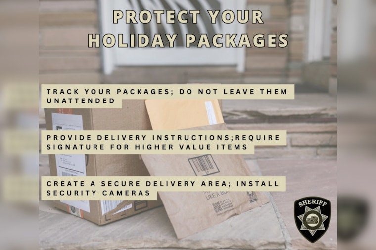 Yamhill County Sheriff's Office Shares Tips to Prevent Post-Shopping Season Package Thefts