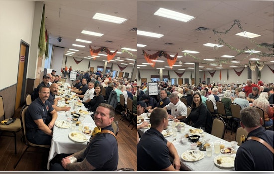 Yukon Firefighters Share Thanksgiving Meal and Safety Tips with Community at Dale Robertson Center