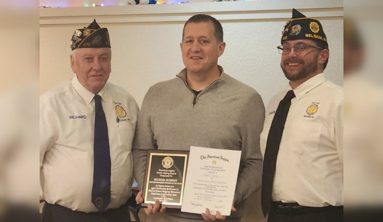 Ozaukee County Sheriff's Office Celebrates Corporal Michael Schmidt as Law Enforcement Officer of the Year
