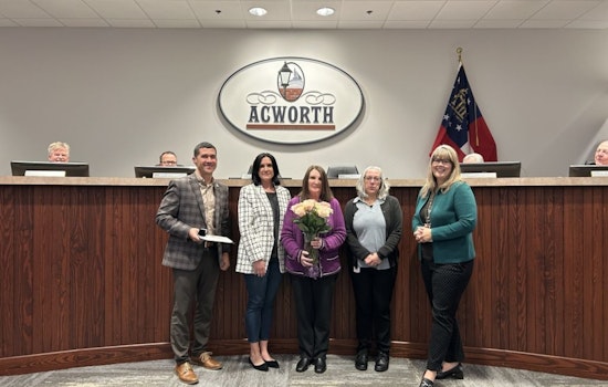 Acworth Celebrates Connie Smith for 25 Years of Financial Stewardship at City Council Meeting
