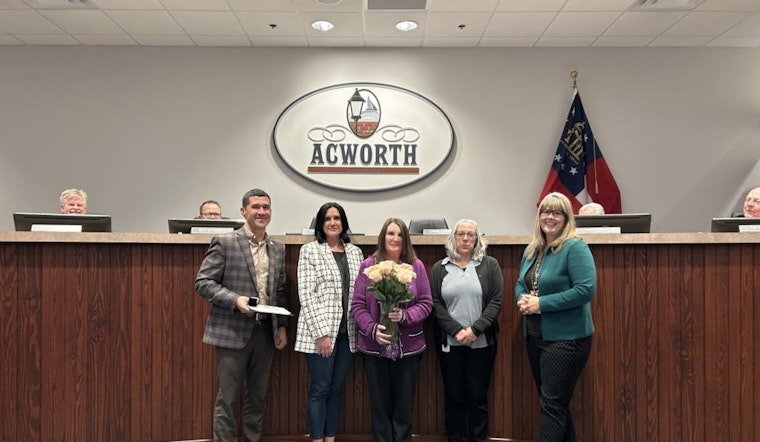Acworth Celebrates Connie Smith for 25 Years of Financial Stewardship at City Council Meeting
