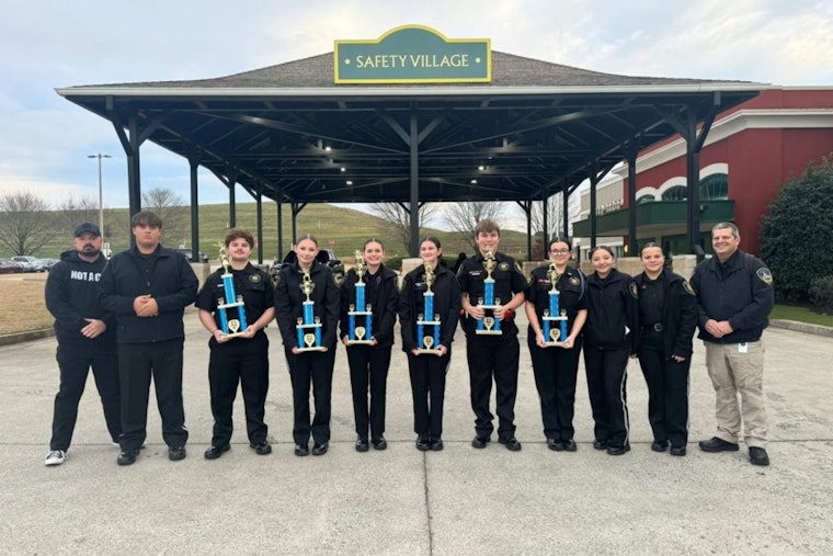 Acworth Public Safety Cadets Triumph with Six Trophies at Cobb Cadet Challenge