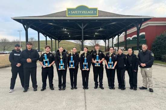 Acworth Public Safety Cadets Triumph with Six Trophies at Cobb Cadet Challenge