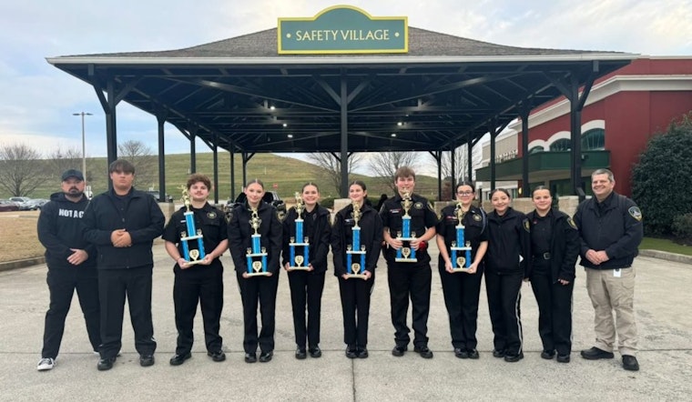 Acworth Public Safety Cadets Triumph with Six Trophies at Cobb Cadet Challenge