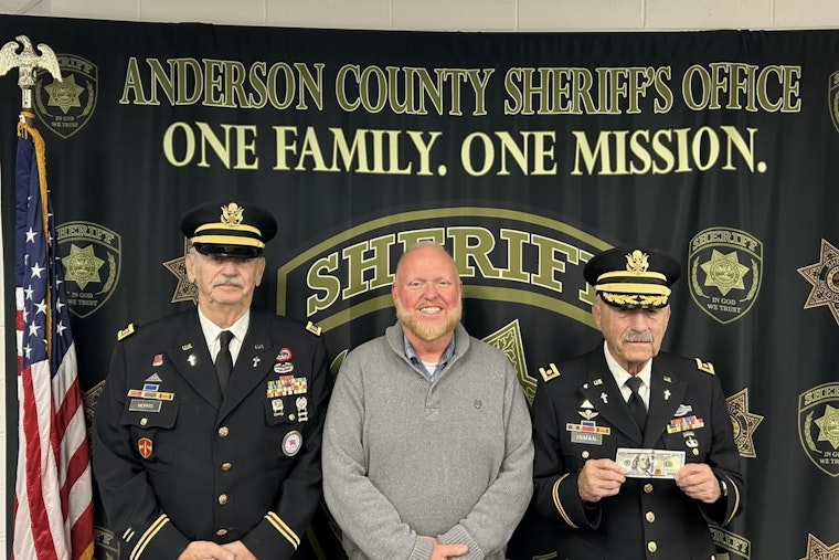 Anderson County Sheriff's Office in Tennessee Honors Veterans with Donation to Honor Guard
