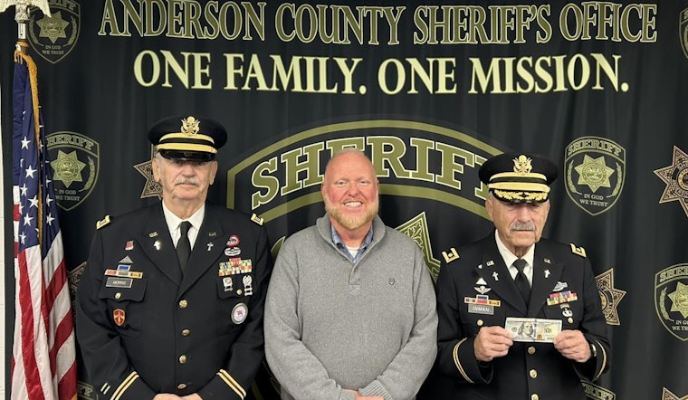 Anderson County Sheriff's Office in Tennessee Honors Veterans with Donation to Honor Guard