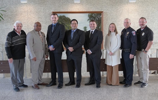 Anderson Welcomes Four New Officers to the Local Police Department in Ceremony Attended by Mayor and Community