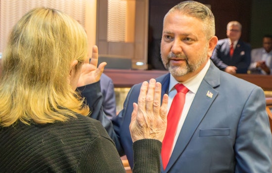 Andrew Hubacek Sworn In as New Council Member for Mesquite's District 4