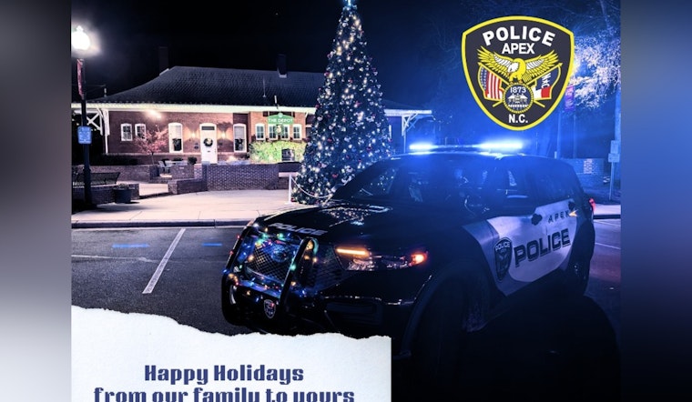 Apex Police Department Extends Inclusive Holiday Greetings and Safety Reminders to Community