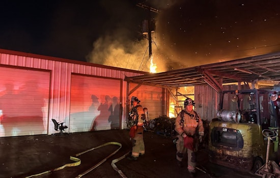 Arlington Auto Body Shop Devastated by Three-Alarm Fire, Employees Face Uncertain Future During Holidays