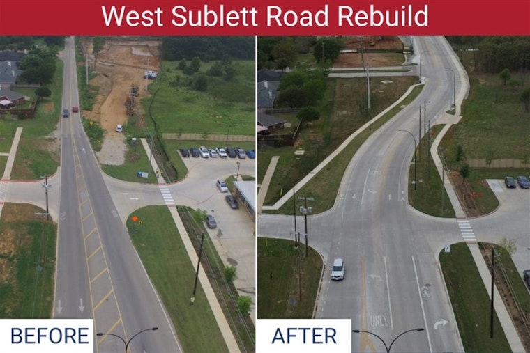 Arlington Celebrates Completion of $9.5 Million West Sublett Road Overhaul