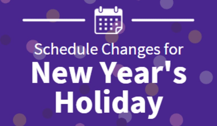 Athens-Clarke County Announces New Year's Operational Changes for Government Services
