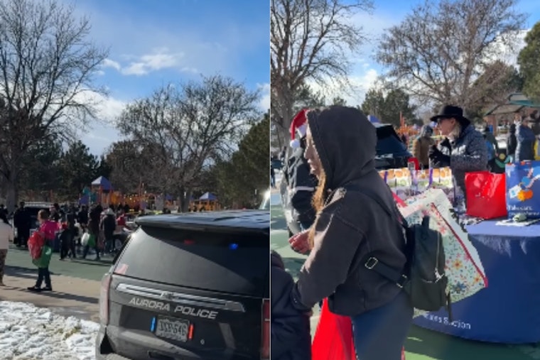 VIDEO: Aurora Community and Police Unite for Festive "Santa in the Park" Event, Celebrating Holiday Spirit and Charity