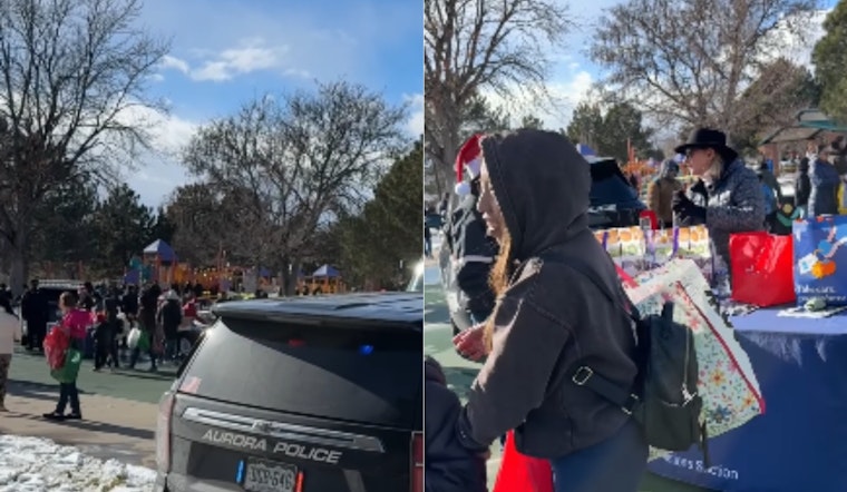 VIDEO: Aurora Community and Police Unite for Festive "Santa in the Park" Event, Celebrating Holiday Spirit and Charity