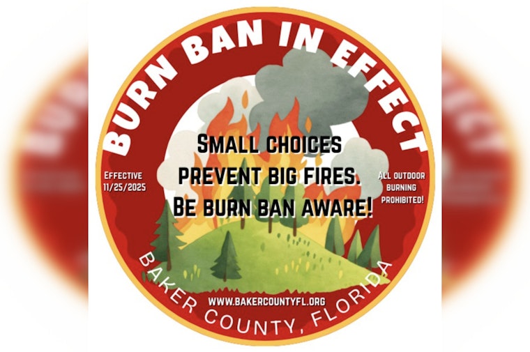 Baker County Officials Maintain Burn Ban Amid Ongoing Drought Despite Recent Rains