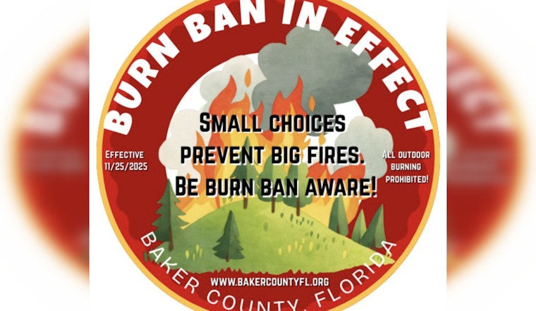 Baker County Officials Maintain Burn Ban Amid Ongoing Drought Despite Recent Rains