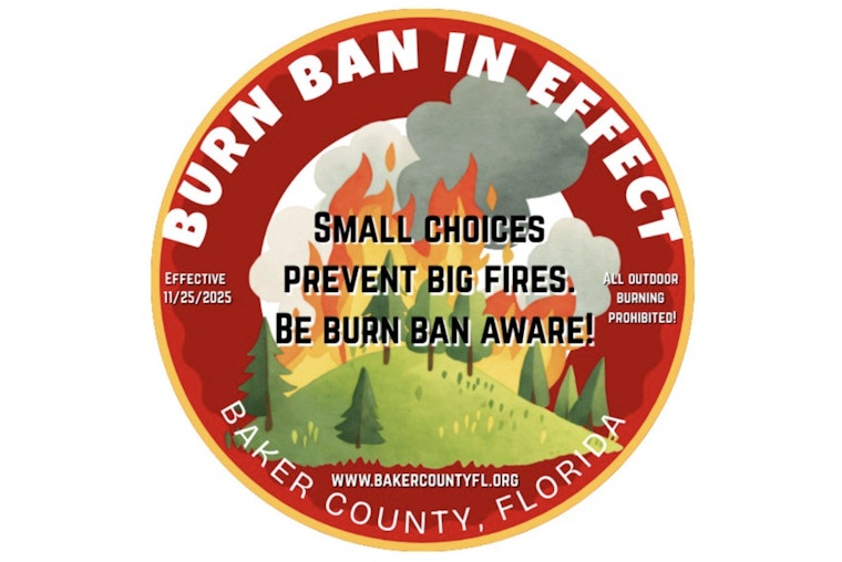 Baker County Officials Remind Residents That Burn Ban Continues Despite Recent Rain