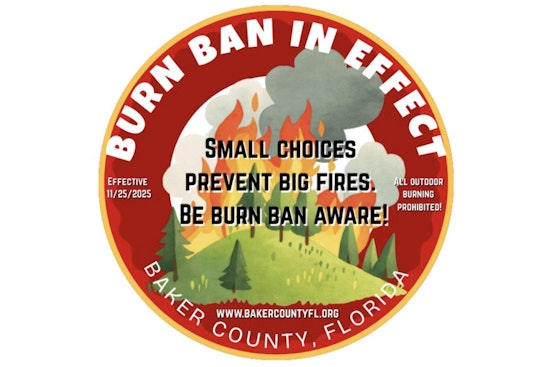 Baker County Officials Remind Residents That Burn Ban Continues Despite Recent Rain