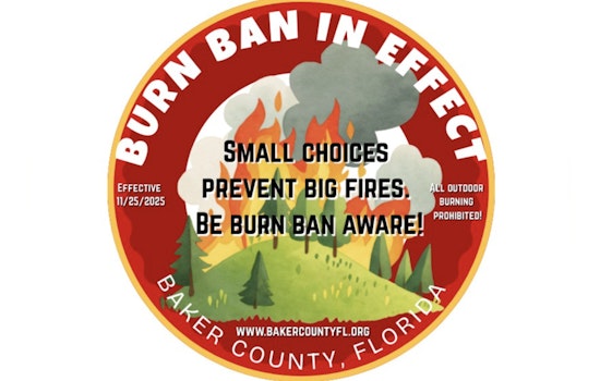 Baker County Officials Remind Residents That Burn Ban Continues Despite Recent Rain