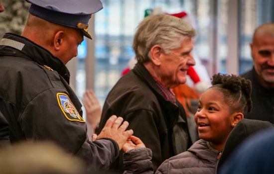 Baltimore County Police Partner with Children for Heartwarming 'Shop with a Cop' Event in Cockeysville