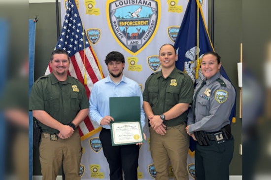 Baton Rouge Community College Student Completes LDWF Enforcement Division Internship Program