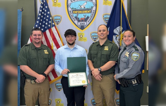 Baton Rouge Community College Student Completes LDWF Enforcement Division Internship Program