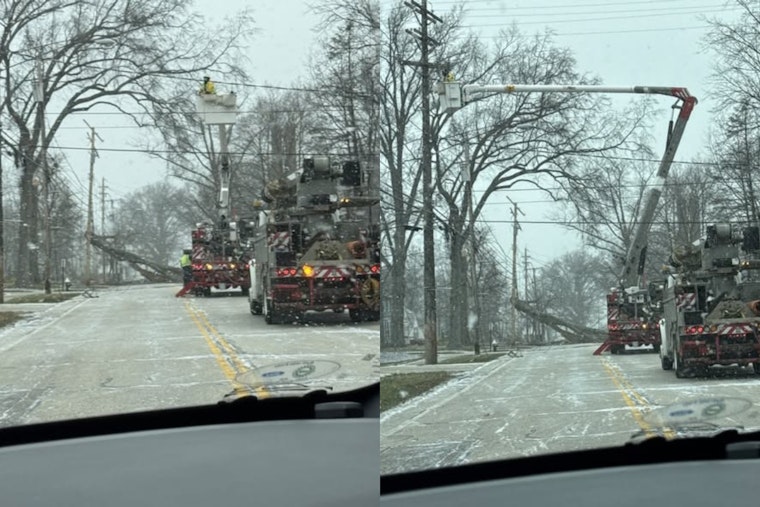 Bay Village Commuters Diverted Amid Columbia Road Closure, Police Offer Warming Center for Residents Without Power