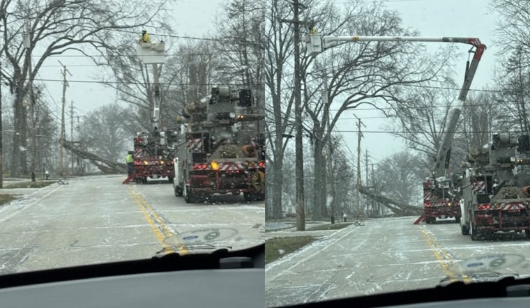 Bay Village Commuters Diverted Amid Columbia Road Closure, Police Offer Warming Center for Residents Without Power