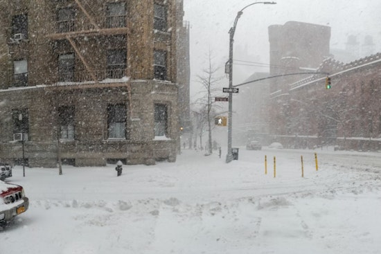 Belarusian Artist Henrik Lojka's "Snow King" Sculpture Captivates Brooklyn Before Melting Away
