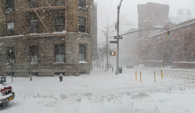 Belarusian Artist Henrik Lojka's "Snow King" Sculpture Captivates Brooklyn Before Melting Away