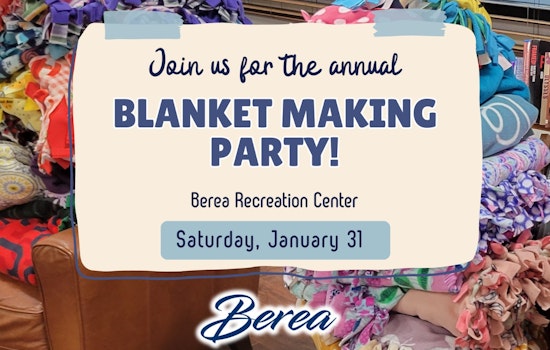 Berea Recreation Center to Host Blanket Making Party for Charity with Invitations Open to All