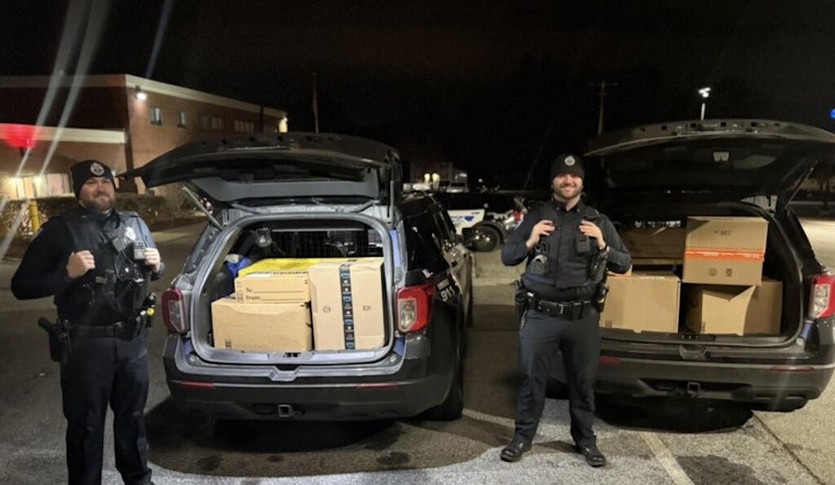 Billerica Police Deliver Amazon Packages After Finding Them Abandoned