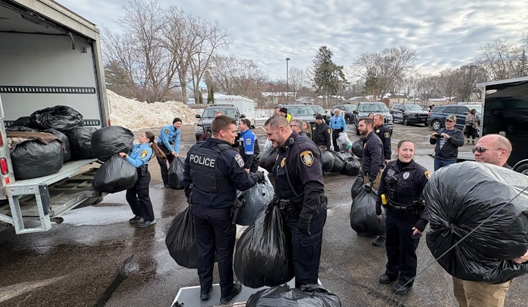 Blaine and Mounds View Police Departments Rally Community in Successful Winter Coat Drive