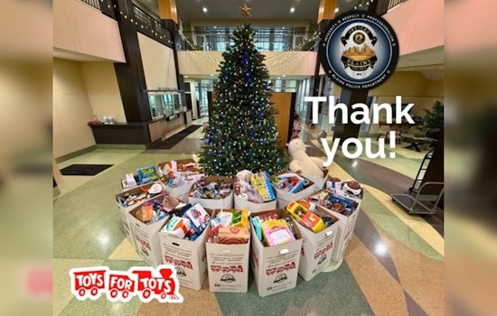 Blaine Community and Police Department Unite to Overflow Toys for Tots with Holiday Generosity