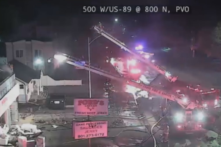 Blaze Engulfs Two Businesses in Provo, Historic Ford's Meat Locker Destroyed, No Injuries Reported