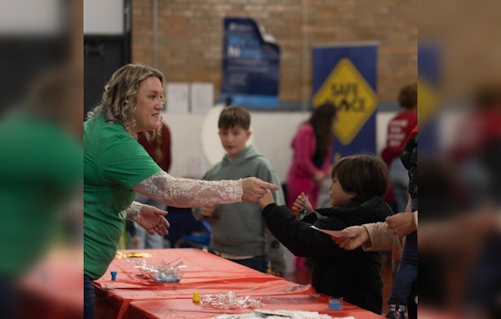 Bloomington's Banneker Center Sparkles with Joy at Winter Wonderland Event for Local Children